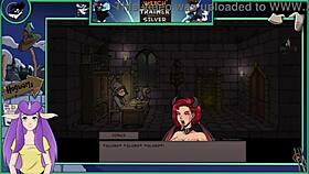 check out these big tits in the witch trainer game