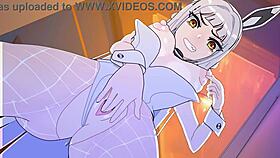 Noir's Bedtime Turns into Wild Nikke Hentai!