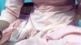 kavita feels excited removing her dress on webcam.