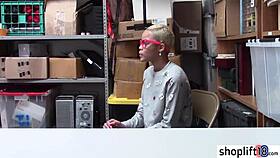 black teen 18+ busted by cop for stealing leash at work