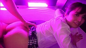 I took this cute J-girl to love hotel for first creampie.