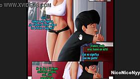 best friend visits milf mother at home