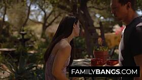 TENDER GIRL AND HER COUSIN FUCK PASSIONATELY IN PUBLIC!