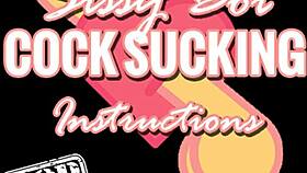 Instructions for sissy boi cock sucking