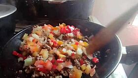 Hot Mother-In-Law Teaches Cooking, Then I Eat Her Pussy!