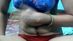 kavita feels excited removing her dress on webcam.