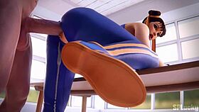 Chun Li fucking wildly