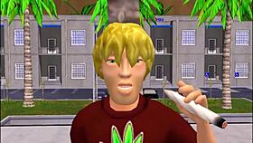 bonetown vacation se 1 ep 2 carrothead cutie licking tits and anal