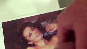 Male masturbation with a happy ending in the form of a facial tribute to TashaHim