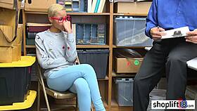 black teen 18+ busted by cop for stealing leash at work