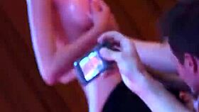 Sexy Lapdance Turns Into Clothes Ripped Orgy On Public Stage