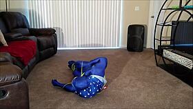 seductress drains superhero with blowjob