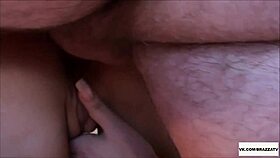 I watched 2 girls and 1 boy homemade anal