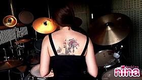 Lesbian Nina Shows Perfect Body With Tits And Pussy