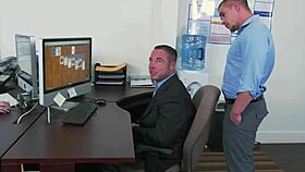 Kinky Manager Fucks Worker With Fat Dildo In Uniform