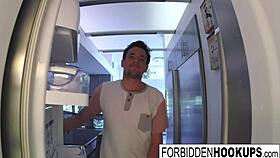 Food Delivery Turns Into Step-Siblings Banging!