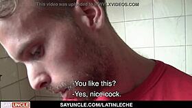 Latino Renovator Sucks Cock As Extra Service