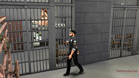 嘿，警察，别对着女同监狱性爱手淫！