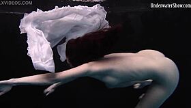 Andrejka Performs Astonishing Underwater Moves In Bikini At Pool