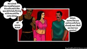 i'm watching savita bhabhi videos, episode 30, it's a sexy indian cartoon.