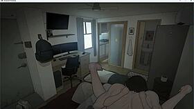 Scenes from Tenants of the Dead hentai game