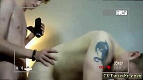 Youngest Boy In Gay Sex Gallery With Shaggy Twink In Bathroom