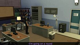 Hey, Policeman, Stop Masturbating to Lesbian Prison Sex!