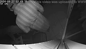 Watch the cheating wife and her friend fucking on the hotel balcony