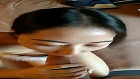 Hey, can this Chinese girlfriend handle a massive cock facial?