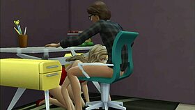 Blonde busty stepmom fucks virgin nerd! 💦