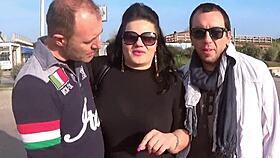 Two horny milfs squirting in public blowjob fun! 🔥