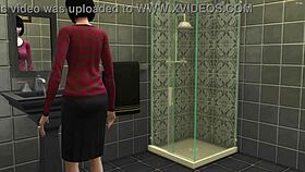 Japanese stepmom catches stepson masturbating, then fucks him horny.