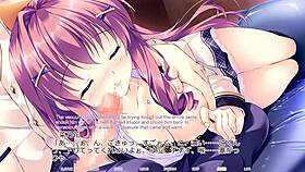 hime and otome in love route scene with subtitles