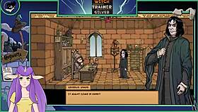 Witch Trainer Silver Part 14: Asian Brunette With Big Tits In Hentai Action