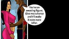 i'm watching savita bhabhi videos, episode 30, it's a sexy indian cartoon.