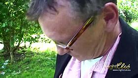 Redhead's tight pussy fucked outdoors 😏