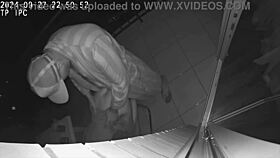 Watch the cheating wife and her friend fucking on the hotel balcony