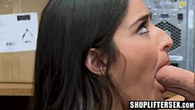 teen cooperates with mall officers during strip search