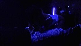 carrie b's blacklight party with extreme fun