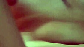 Beautiful babe masturbates on camera and sucks cock