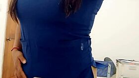 Stepmom nurse rides patient in hospital cowgirl style 😈