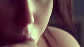 in this anime hentai, the beautiful bitch gets a hot blowjob and creampie