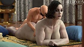 Redmoa Presents Dimitrescu as a Play Thing in Hentai Animation