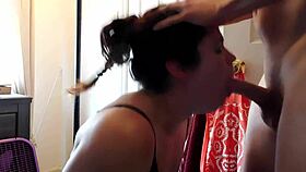 amateur wife gagging compilation, damn she chokes hard! 😱