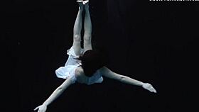 Andrejka Performs Astonishing Underwater Moves In Bikini At Pool