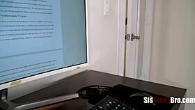 Stepsis Fucks My Cock To Help With Writer's Block