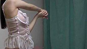 wanna see this japanese girl's tits through her see-through lingerie on webcam?