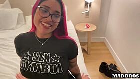 A Chilean Bombshell with Perfect Ass Gets Pounded Instead of Her Friend 😈