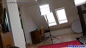 Russian beauty fucks old bloke at casting?