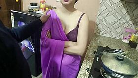 Desi Indian Step Mom Surprises Step Son Vivek With Dirty Talk